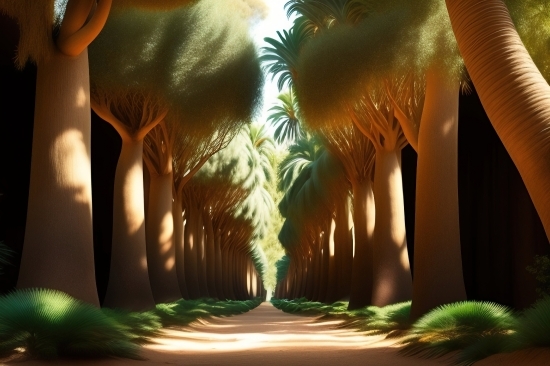 Palm, Lighting, Beach, Tree, Tropical, Sky